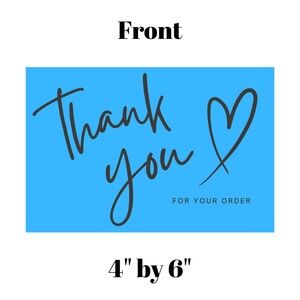 10/$10 Thank You Postcard